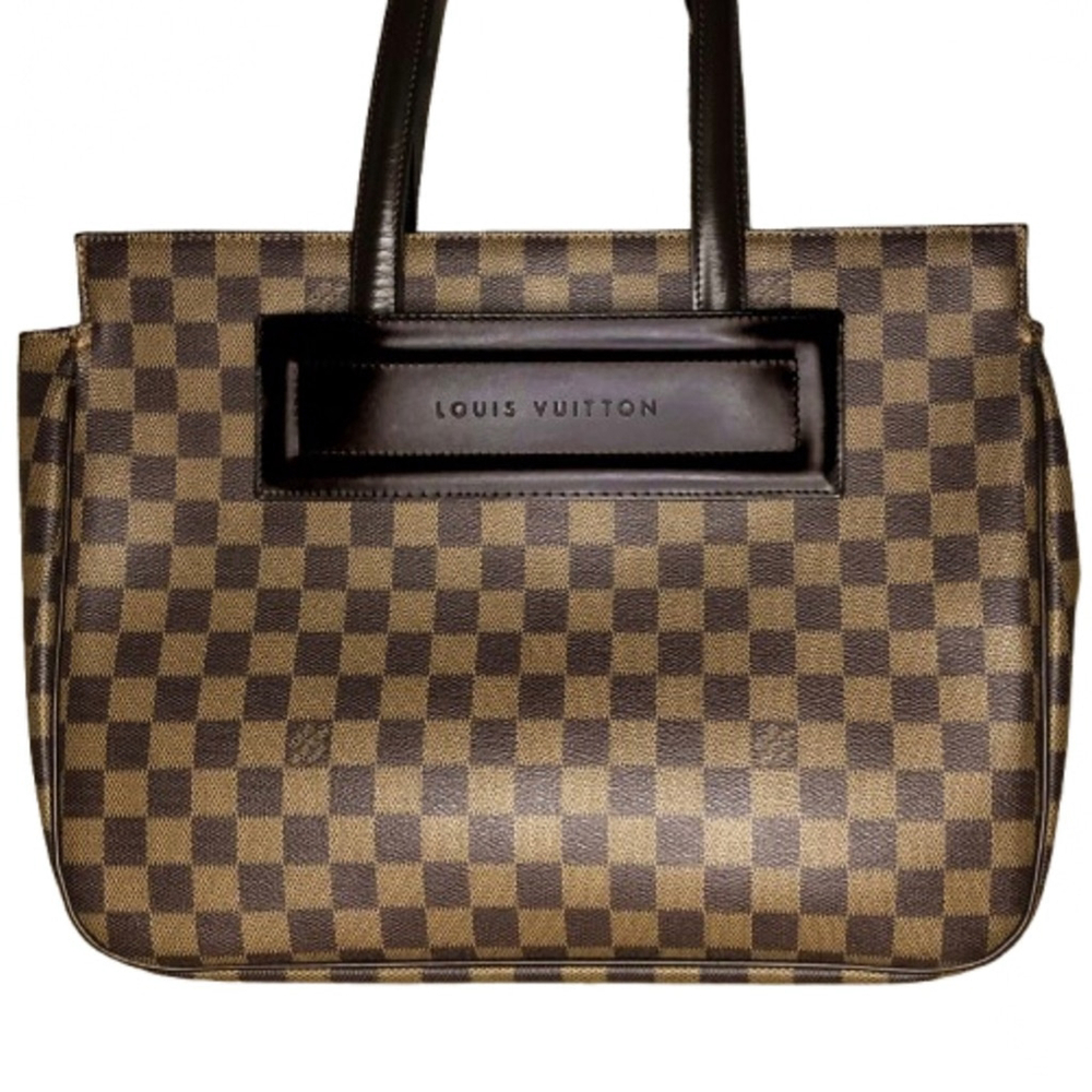 LOUIS VUITTON Damier Ebene PARIOLI Tote Shoulder Bag COMES WITH: DUST BAG, COA - Picture 15 of 17